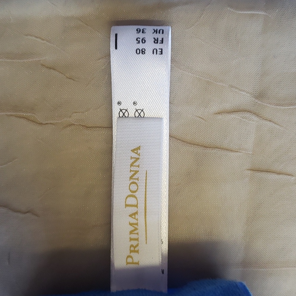 NWT Prima Donna Madison 3-parts Bra Blue Lace Underwire Bra 36UK - Picture 9 of 15